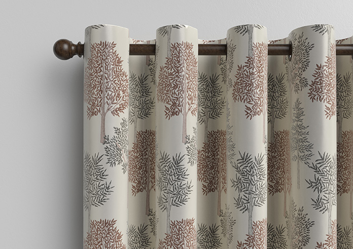 Coppice Faux Silk, Ginger - Made to Measure Curtain - Image 12